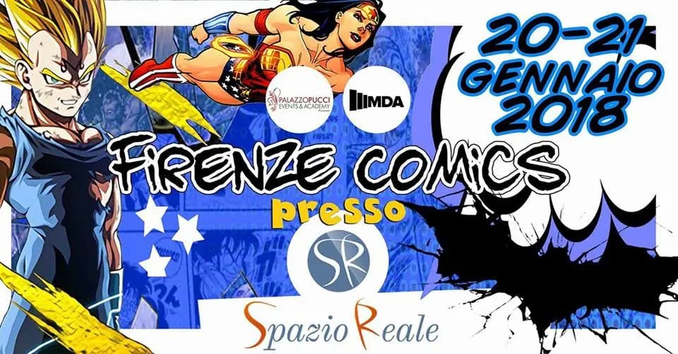 Torna il Firenze Comics: la seconda edizione si svolgerà dal 20 al 21 gennaio a Spazio Reale