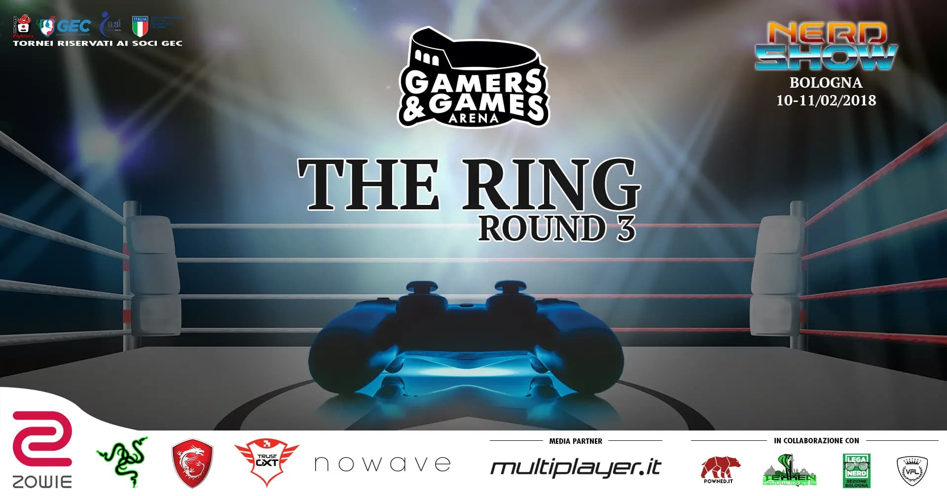 In arrivo la 3ª edizione di THE RING, l’evento gaming dedicato all’esport e agli spettacoli videoludici, ecco tutti i dettagli