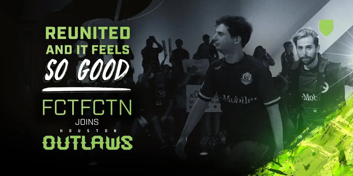 Russell ‘FCTFCTN’ Campbell entra ufficialmente a far parte degli Houston Outlaws!