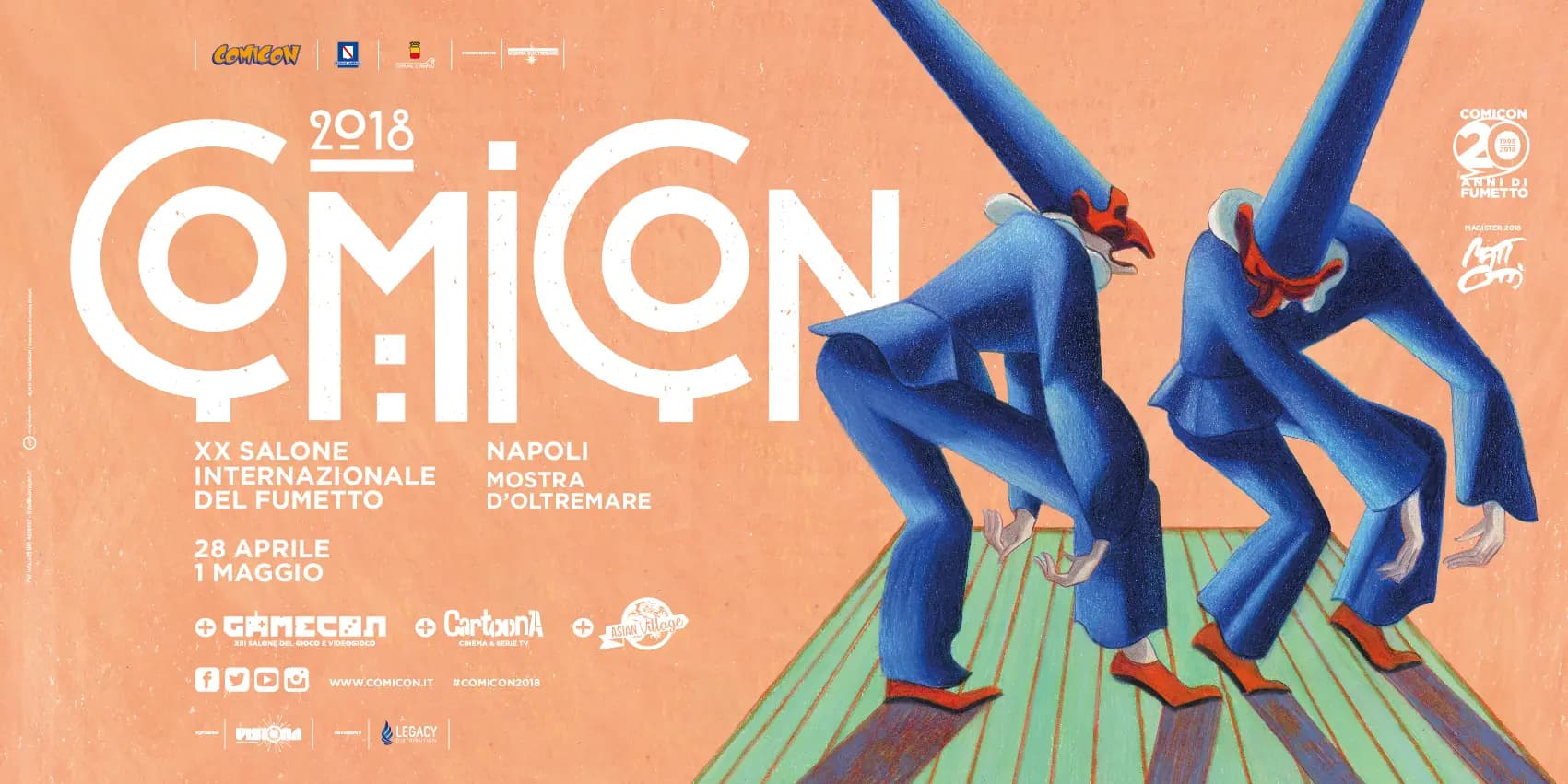 COMICON compie vent’anni: dal 28 aprile al 1 maggio alla Mostra d’Oltremare