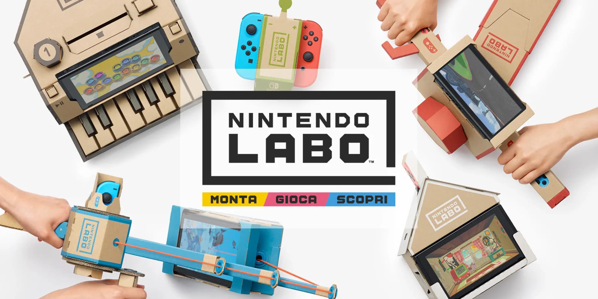Monta, gioca, scopri: è arrivato Nintendo Labo, il nuovo modo di vivere i videogiochi