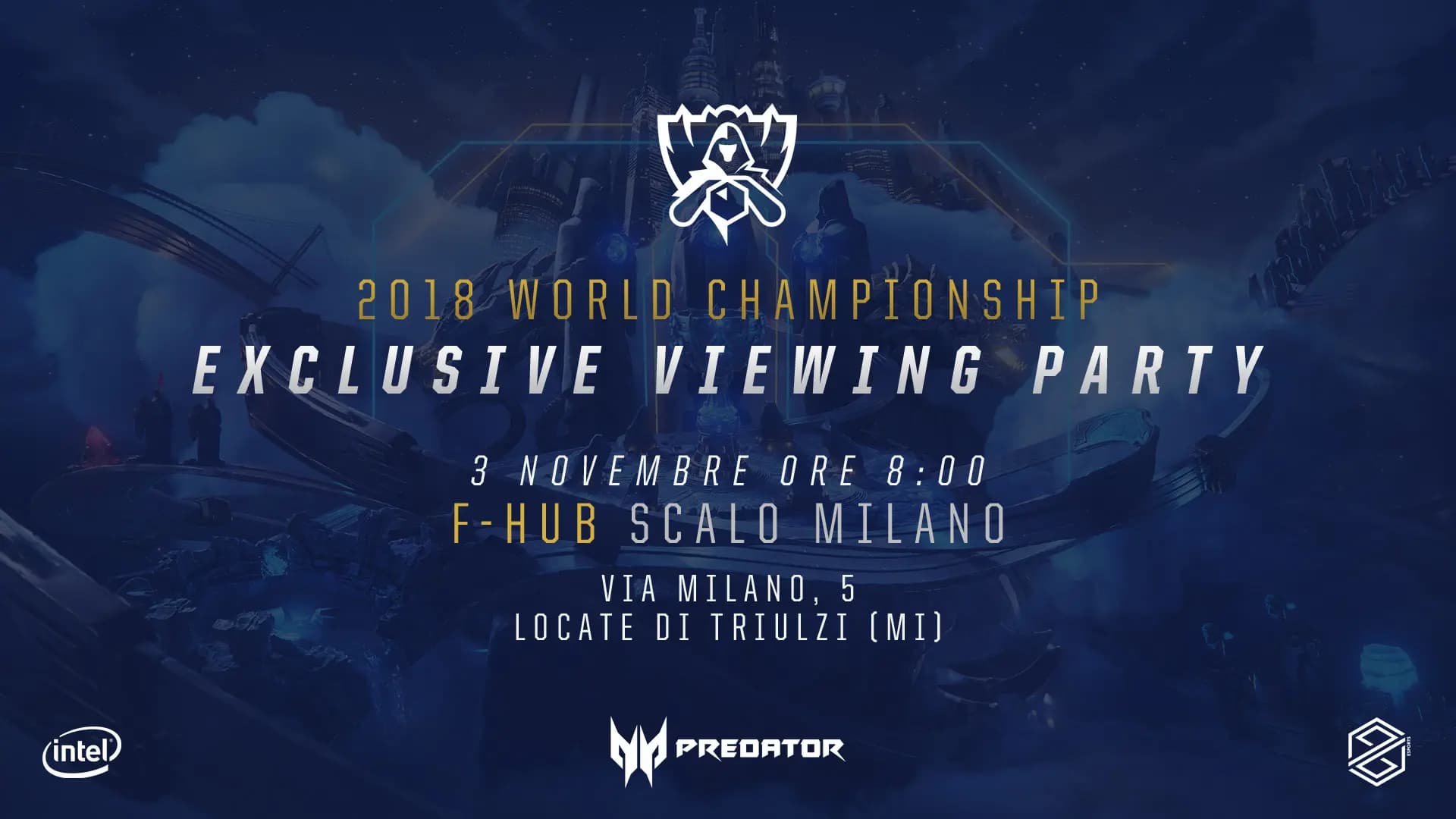 World 2018 – Le finali dei Mondiali di League of Legends all’F-Hub di Scalo Milano