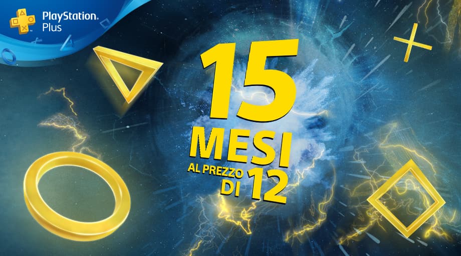 PlayStation Plus rilancia la promozione 15×12