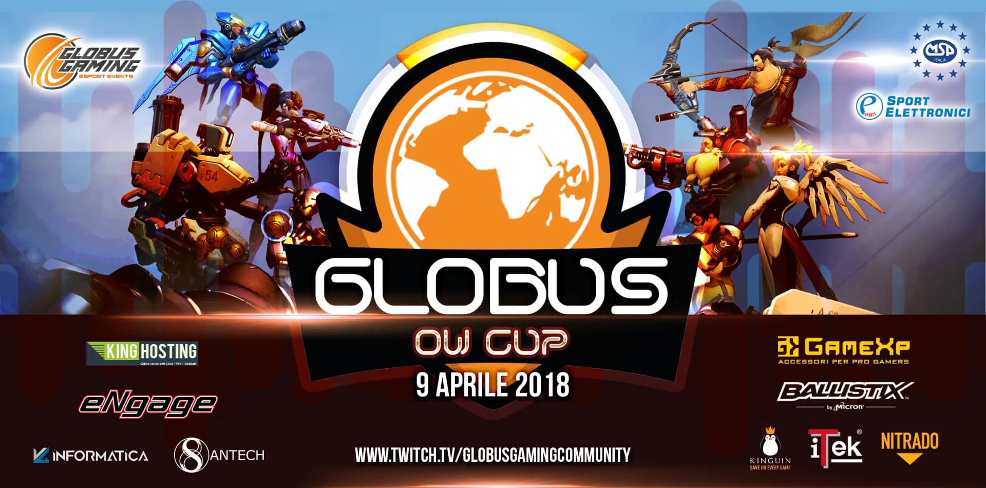 È iniziata la Globus Cup di Overwatch organizzata da Globus Gaming